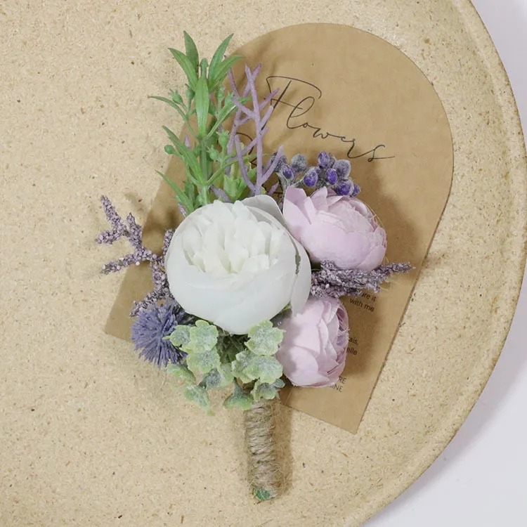 Accessori Matrimonio Eleganti 8 Boutonniere Per Matrimonio Rosa