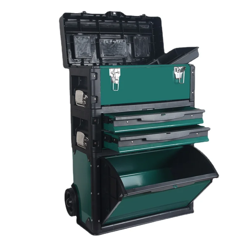 Trolley Toolbox Multifunctional Threelayer Combination Trolley