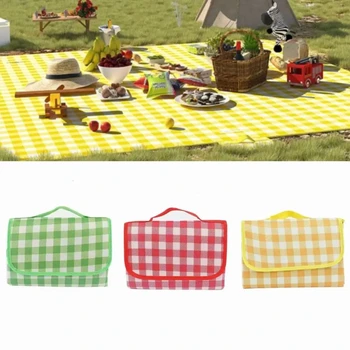 Waterproof Beach Mat Portable Moisture-Proof Thickened Blanket Outdoor Sleeping Pads for Travel Tent Camping Picnic Family Party