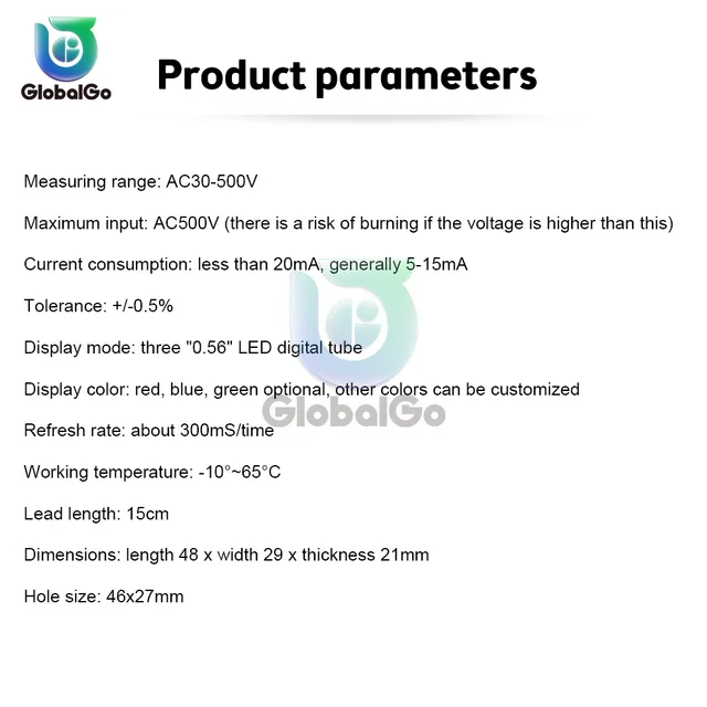 Analoges Voltmeter 0-500V AC Direktmessunng online kaufen - 3550053 -  Elektroprofishop