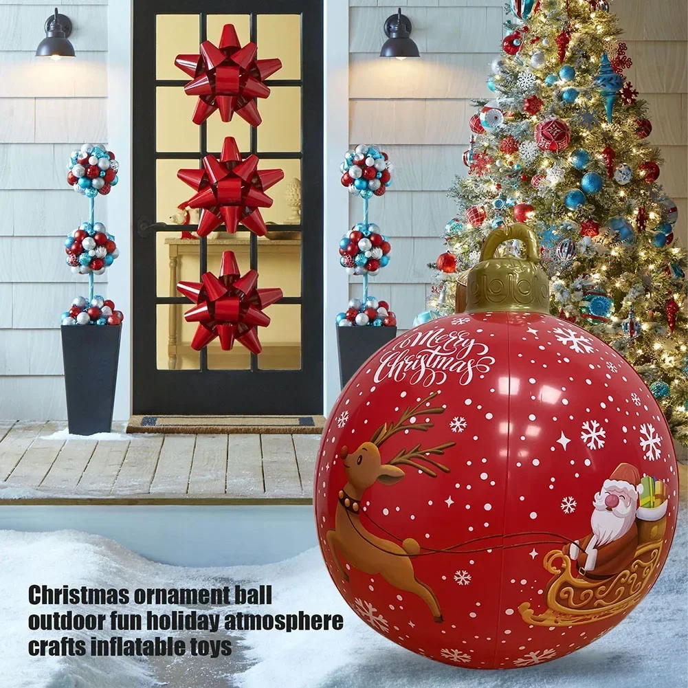 BiggestSale18Style60CMGiantChristmasPVCInflatableDecoratedBall