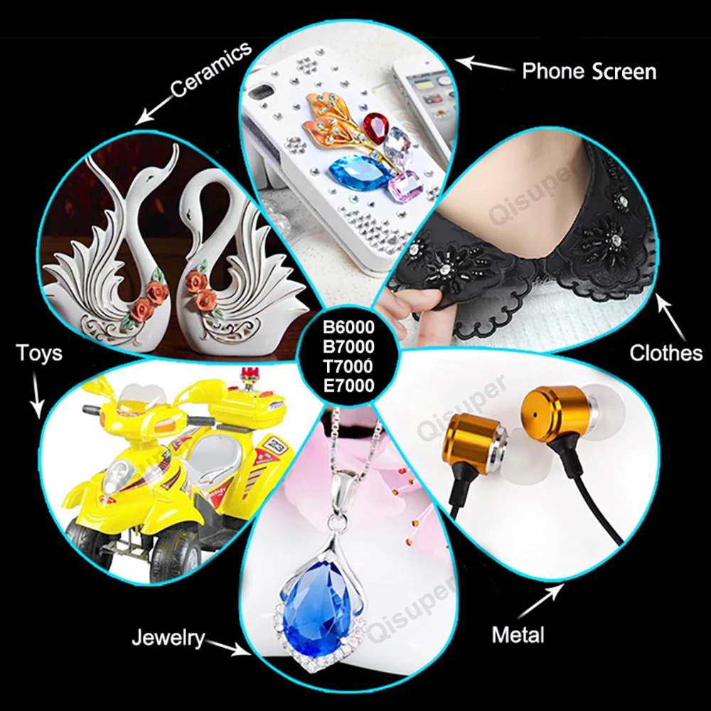 Waterproof Transparent T8000 Bead Glue for Jewelry Making Mobile Screen Phone Rhinestones Fabric Textile Super Adhesive Zhanlida 2