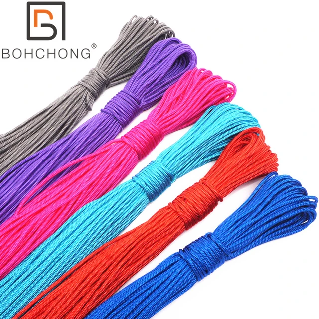 customized color micro paracord camping mini