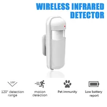 

Auto Pet-proof PIR Infrared Motion Sensor 433Mhz Alarm Detector With Flash Led Light for Smart Home Security Alarm System