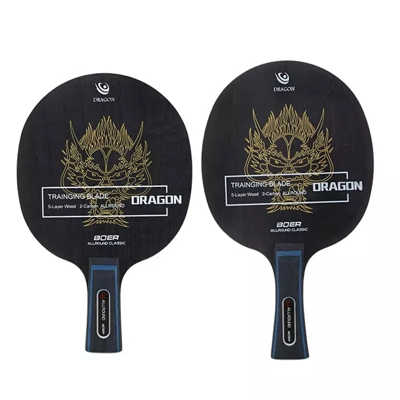 

Table Tennis Carbon Blade Racket Bat Professional Ping Pong Blade 5 Ply Wood + 2 Ply Carbon Quick Attack Offensive Paddle