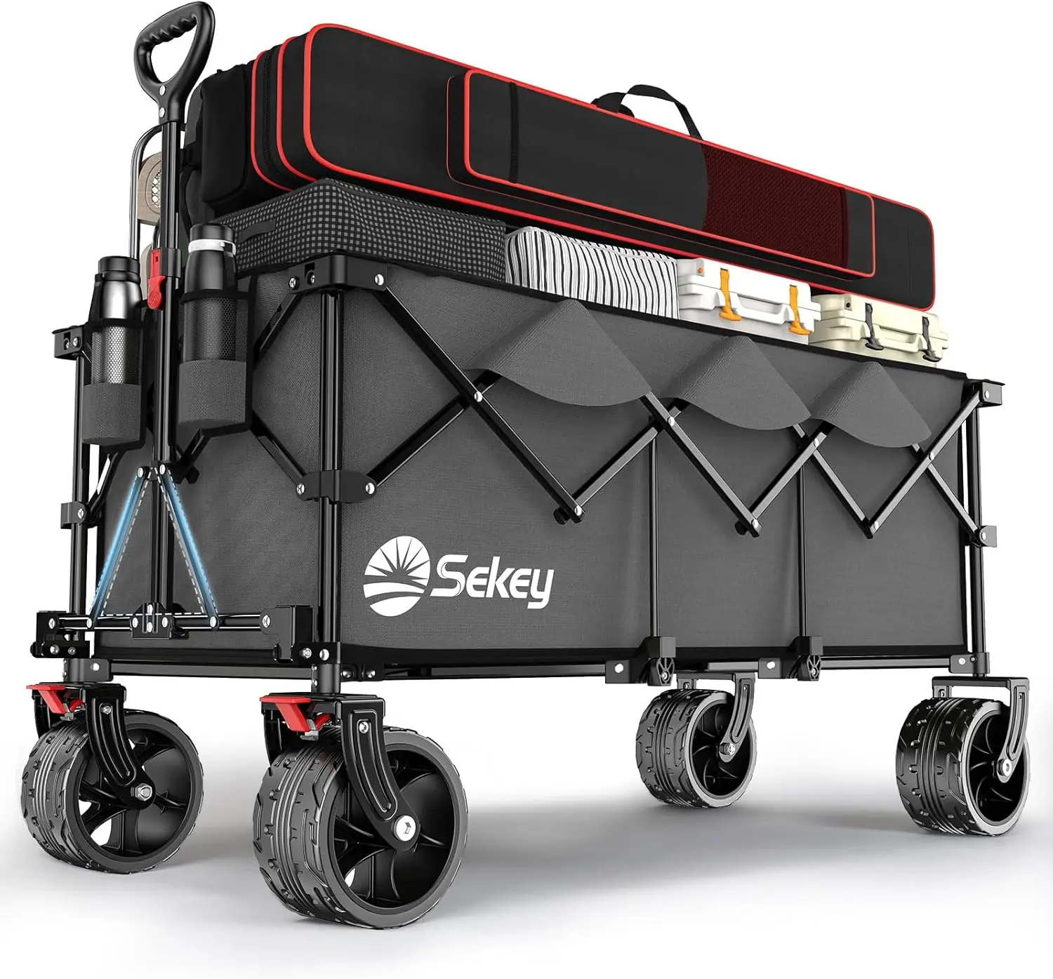 Wózek ręczny XXXL składany, 300 L, udźwig 200 kg z EU za $89.88 / ~334zł