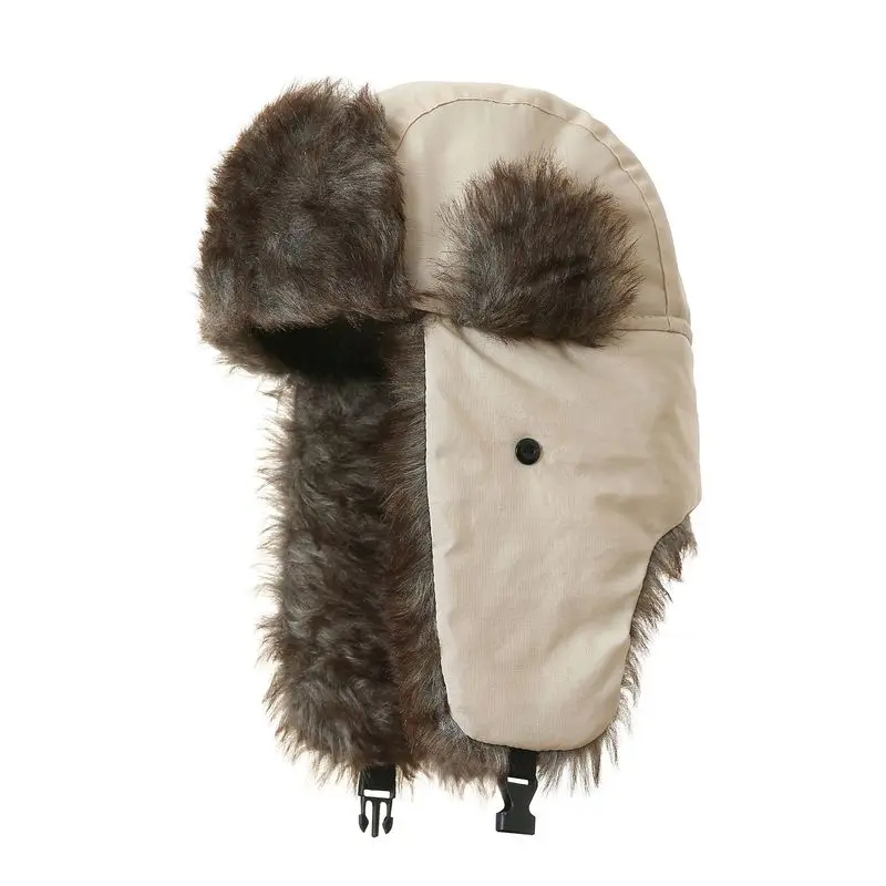 Head Circumference 60/62 Adult Outdoor Waterproof Winter Pilot Hat Adjustable Cotton Men'S And Women'S Hats For Autumn Winter