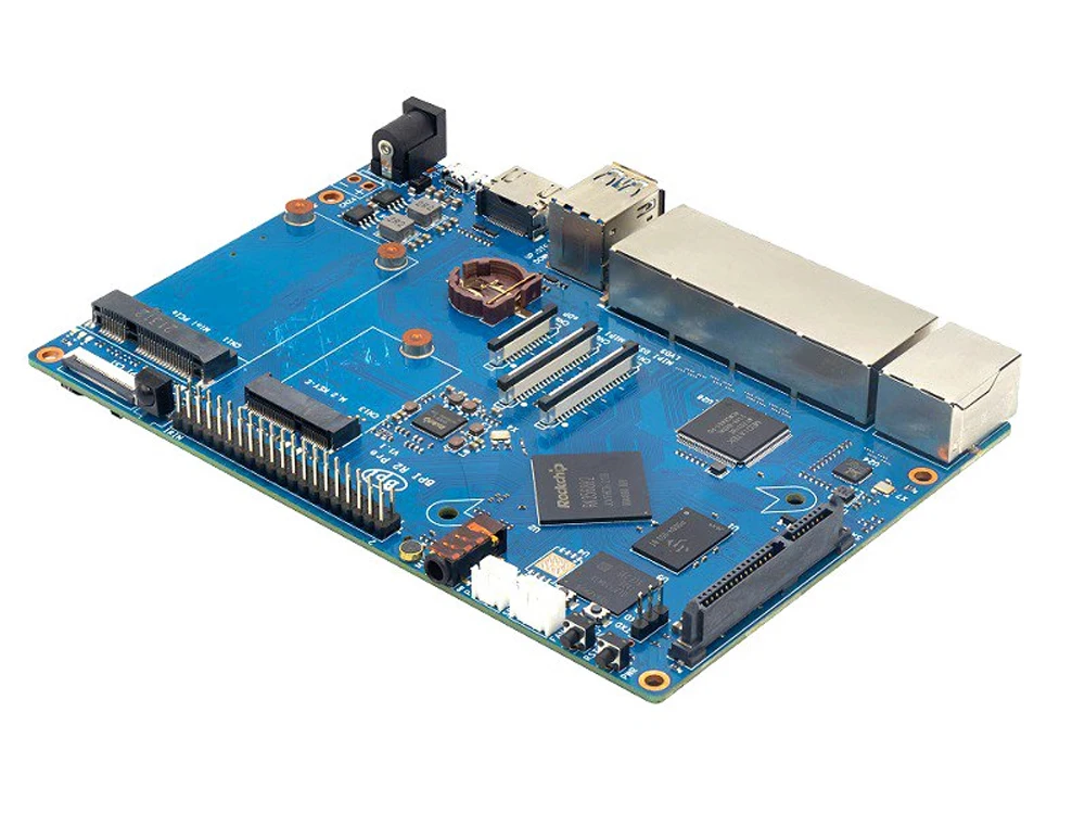 Banana PI BPI-R2 Pro Smart Router Board Rockchip RK3568 2GB LPDDR4 Support PCIE