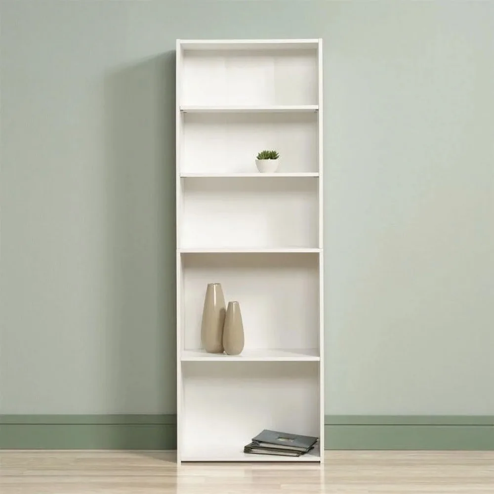 

Beginnings 5 -Shelf Bookcase, Soft White Finish