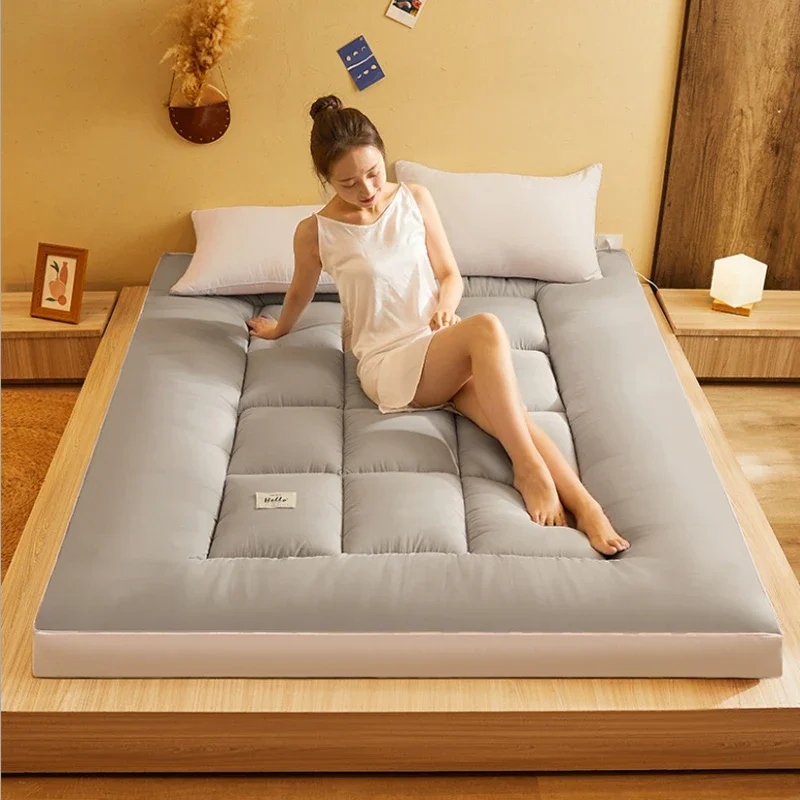 Mattress Topper Tatami Mattress Soft Comfortable Fold Single Double Tatami Mattress Adults Bedroom Thick 10cm Topper Tatami Mattress Twin Queen King Size Mats mattress topper tatami mattress