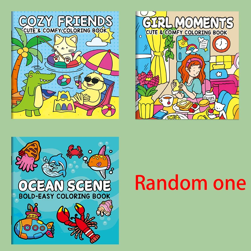 Children's Drawing and Coloring Book: Animals, Ocean, People - Educational Activity Pages Suitable for Ages 3-12, Early Learning Classroom Supplies, Classroom Learning, Birthday or Back-To-School Gifts, Creative Development Art Book for Boys and Girls, Colorful Illustrations, Vibrant Colors