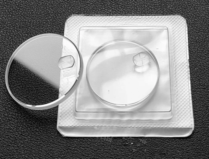 

High Quality RLX 126600 126603 Sapphire Replacement Fits 43mm Dial with Ethed Logo