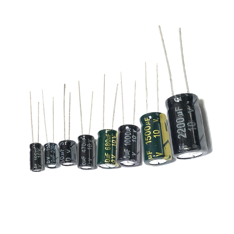 10v1000UF Volume 8x12mm  Aluminum Electrolytic Capacitors 10V 1000UF 10v1000MF 1000MF10v 1000MFD 10WV 10VDC 1500uf 2200uf 3300uf