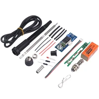 Electric Unit Digital Soldering Iron Station Temperature Controller Kits for HAKKO T12 Handle DIY kits w/ LED vibration switch 2