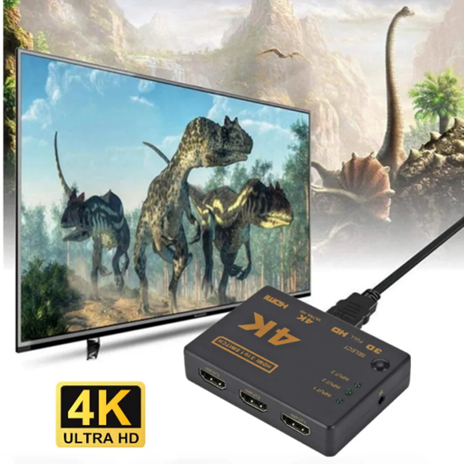 Splitter HDMI 4K 60hz, KEBENES Splitter HDMI 1 In 4 Out, Sdoppiatore HDMI Supporto HDMI 2.0 - Foto 8