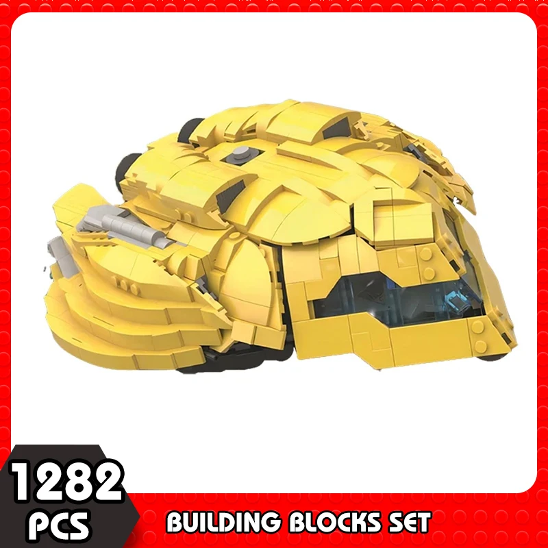 Moc Movie Metroid Primed (Gunship Hunter Di Samus Aran) Astronave Brick Assembly Model Brick Toy Holiday Gift