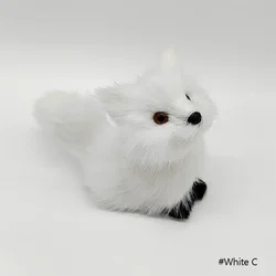 Charming Animal Figurines Collection - Whimsical Rabbit, Owl, Cat, and Fox Home Decor Gift (Fox White C)