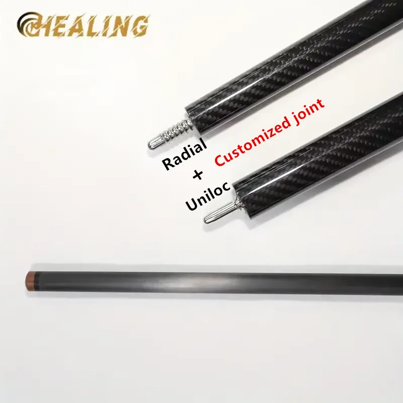 OKHEALING 100% カーボンファイバープールキュービリヤードスティック
