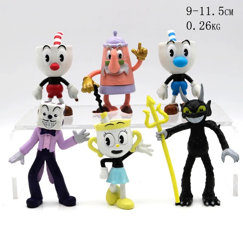 9-11.5cm 6 / ִϸ̼   Mugman Ms. Į  ŷ ֻ PVC ׼ ǱԾ 峭 ÷ 