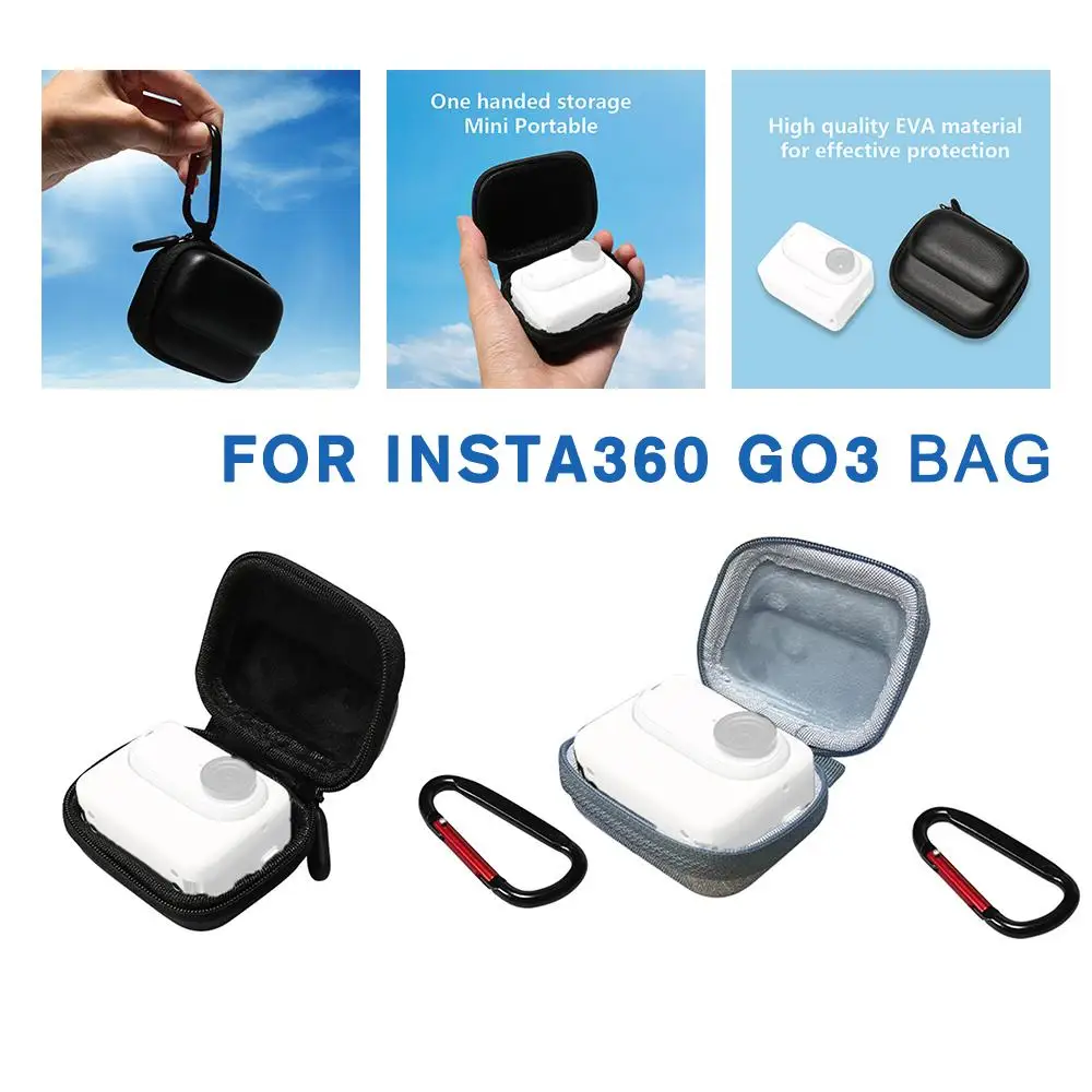 액션 카메라 액세서리 미니 바디 백, Insta360 Go3, 360 Go 3, 휴대용 보관 가방, Insta360 Go3, O7p7