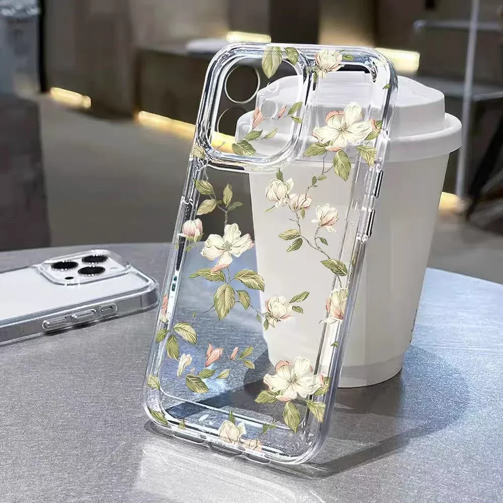 Charming Bow Cherry Blossom Floral Phone Case