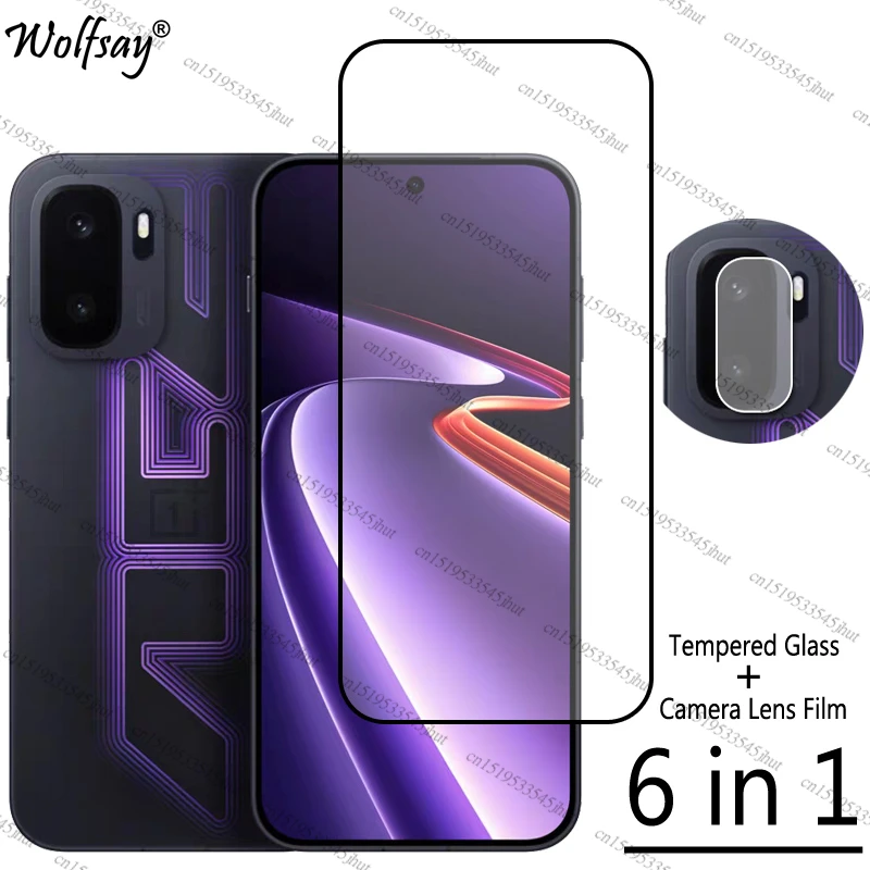 Premium Full Cover Tempered Glass Screen Protector with Camera Shield
