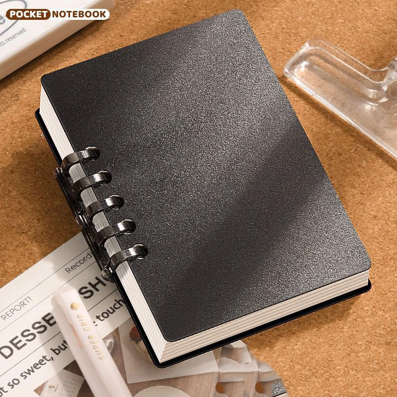 A7 Mini Pocket Loose-leaf Notebook - Stylish Student Learning Tool