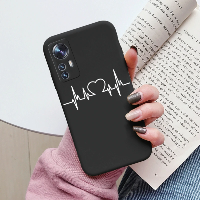 Charming Floral Owl Heart Matte TPU Soft Phone Case