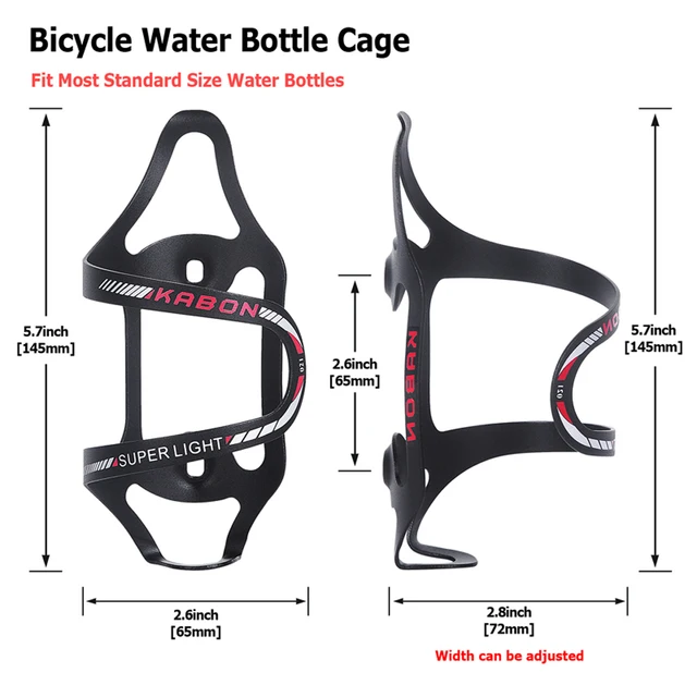 Lightweight Bike Water Bottle Holder, Aluminum Alloy, Side Load Bicycle Cage Brackets for Road Bike, MTB 2