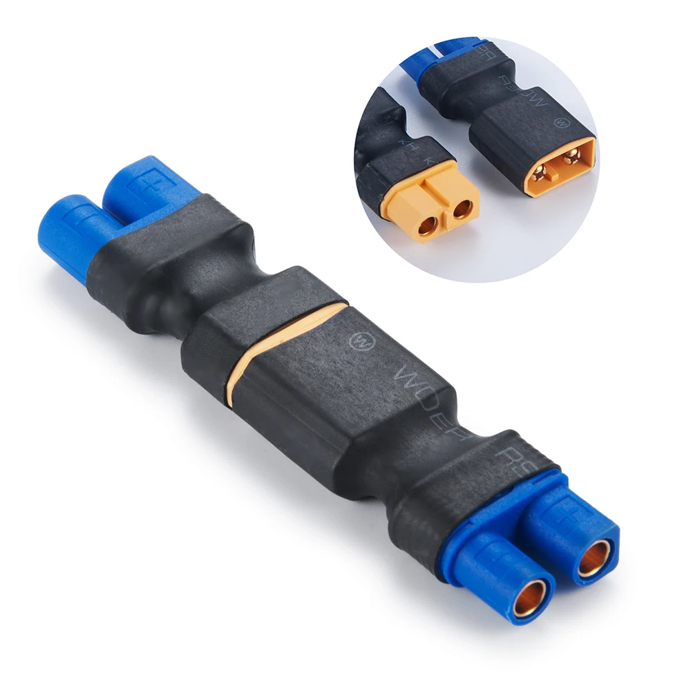 MIBIDAO-EC3 to T/XT60 딘 암 수 커넥터, RC Lipo 배터리 제어 부품, 바나나 플러그  어댑터-Freehip.co.kr