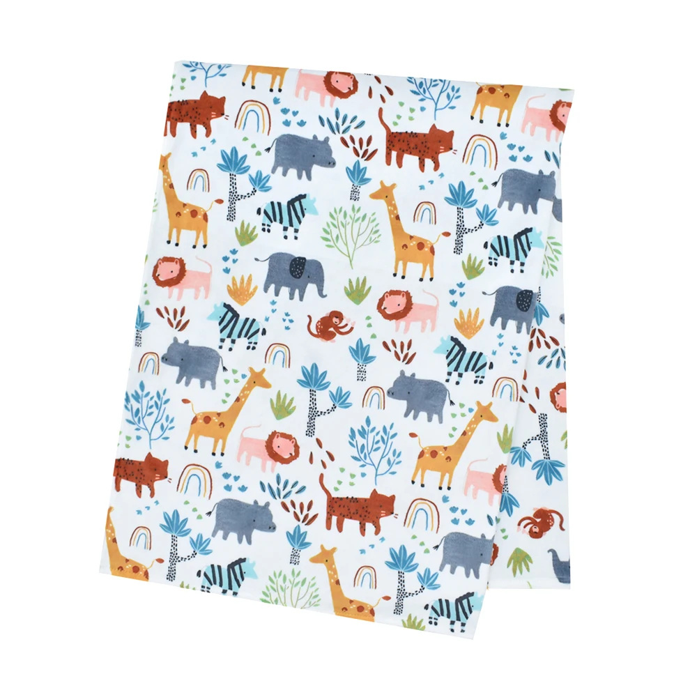 Name Personalised Custom Fleece  Baby Blanket Soft  With Double Layer Dotted Fleece Baby Swaddle Receiving Blaket 100*72cm 5