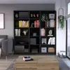 15-Tier Bookcase Space Saving Storage Bedroom Living Room Home Office Kitchen Garage 2