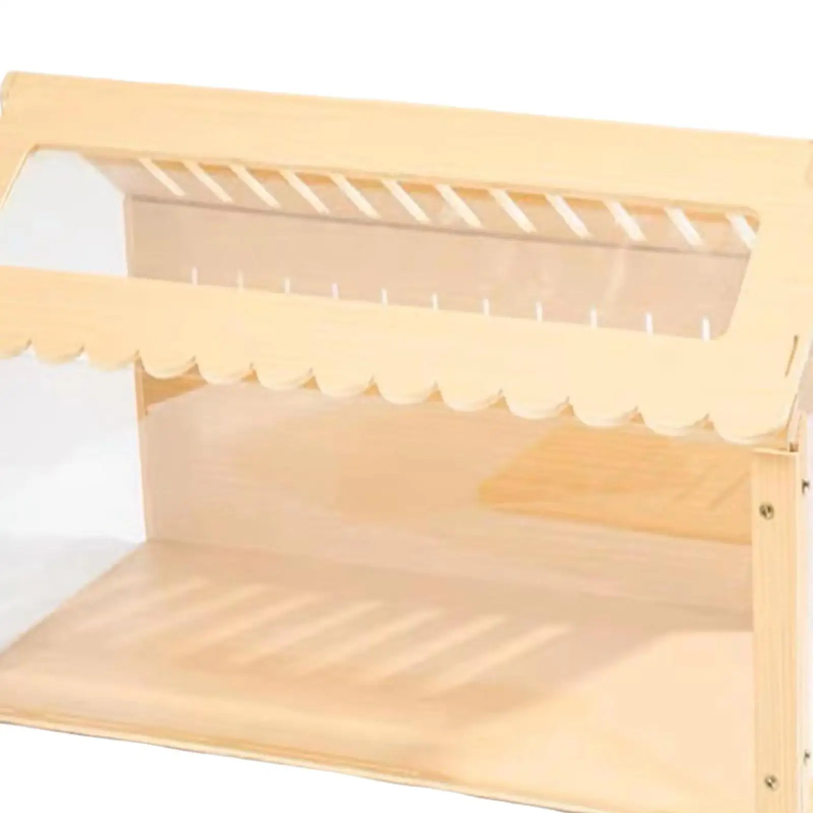 Hamster Hideout, Wooden Exercise Toy Tunnel, Assemble Shed with Fan, Mice, Rat Hamster Hideout, Wooden Exercise Toy Tunnel, Assemble Shed with Fan, Mice, Rat