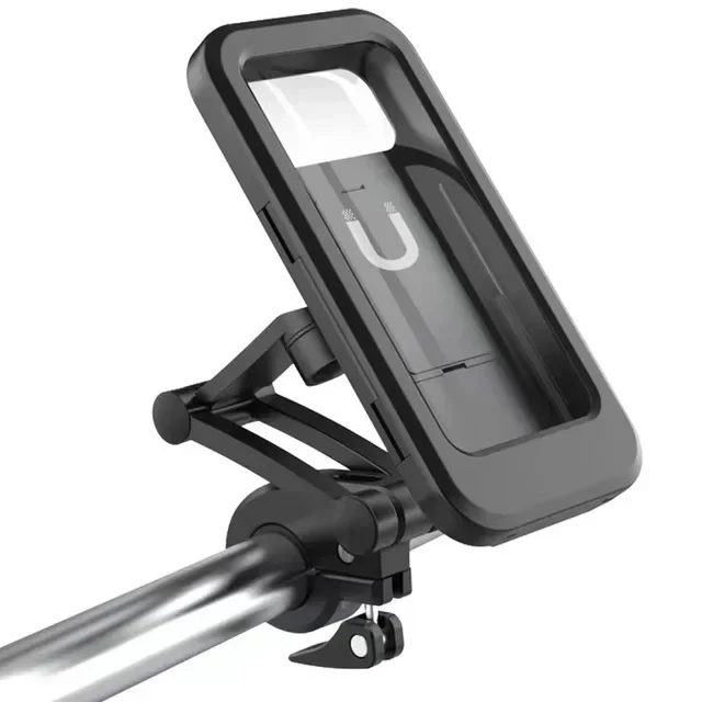 All-Weather 360° Rotatable Phone Holder with Touch-Sensitive Design for Bicycles and Motorcycles