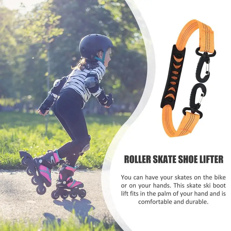 Roller Skate Leash Ski And Snowboard Boot Carrier Straps Roller Skate Straps For Skiing Snowboarding Ice Skates And Inline