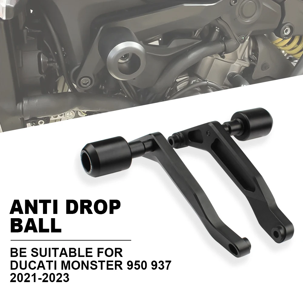

Motorcycle anti-drop ball For Ducati Monster 950 MONSTER 937 2021-2023 Falling Protection Frame Slider Guard Crash Pad Protector