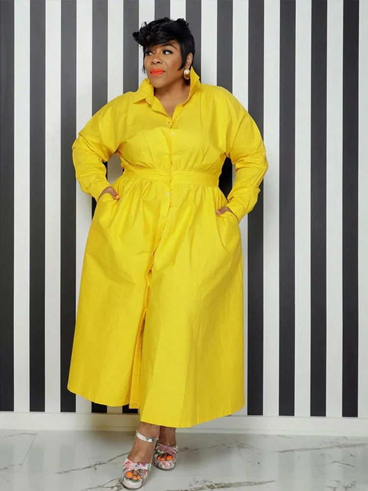 Elegant Casual Women's Dresses Korean Style Solid Color Long Shirt Dress  Female Loose Plus Size Dress Wholesale Dropshipping - AliExpress 200000345