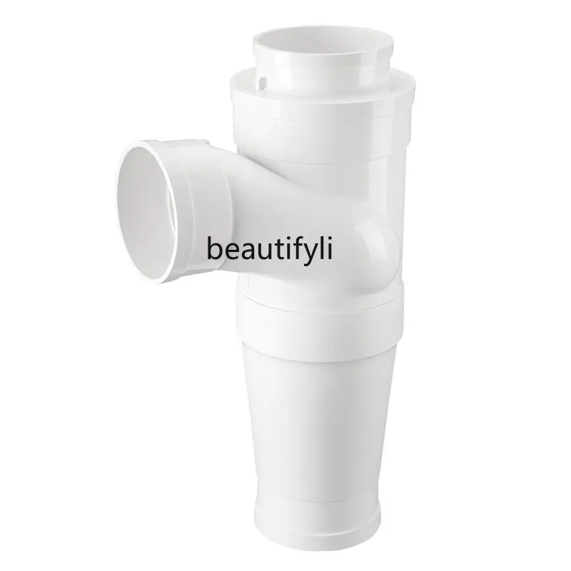 

zq Pvc 110 Cyclone Three-Way Silencer Internal Spiral Special Single-Stand Pipe Jianghe Plastic Hydrocyclones