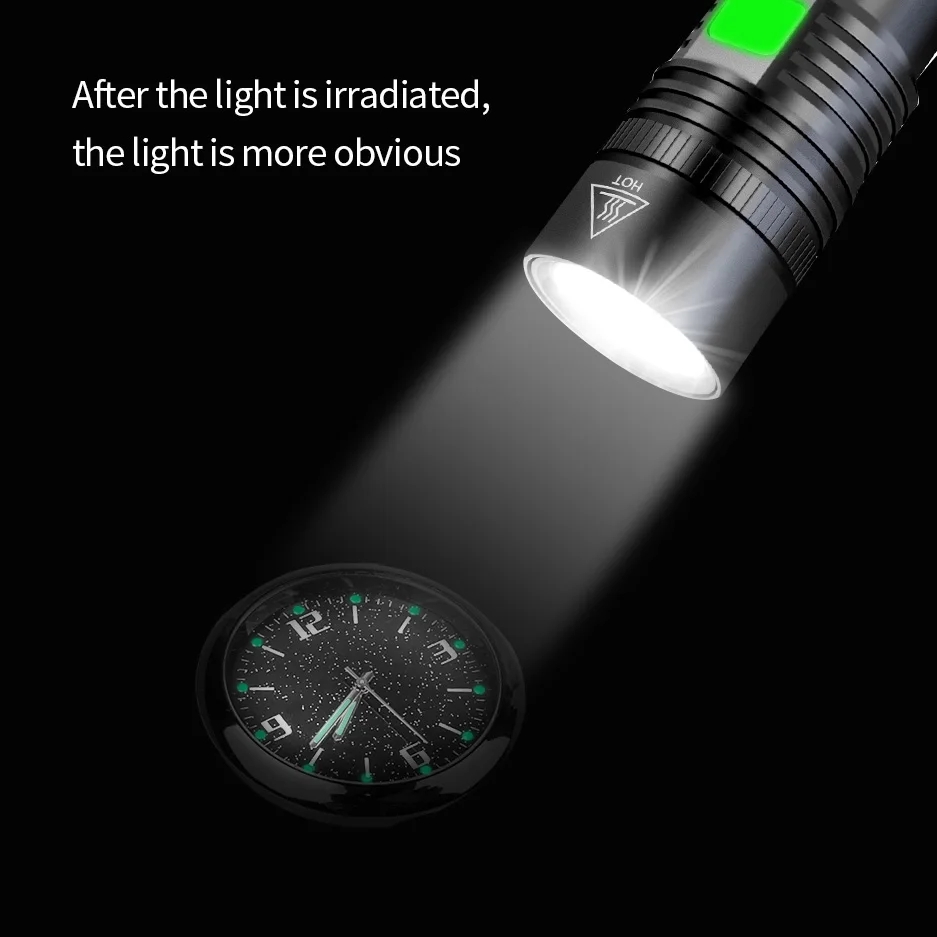 Luminous Auto Gauge Clock Mini Car Dashboard Waterproof Quartz Clock with Clip Air Outlet Watch Styling Car Accessories car clock air outlet dashboard clock car clock thermometer