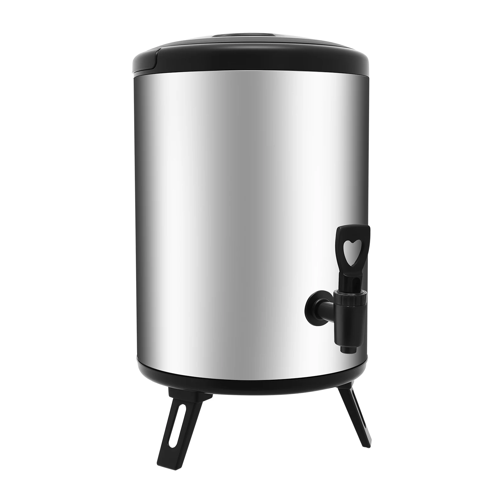 8L Stainless Steel Insulated Bucket for Coffee, Tea, Water, Milk, Soup, Portable Insulation Bucket for Outdoors Activities