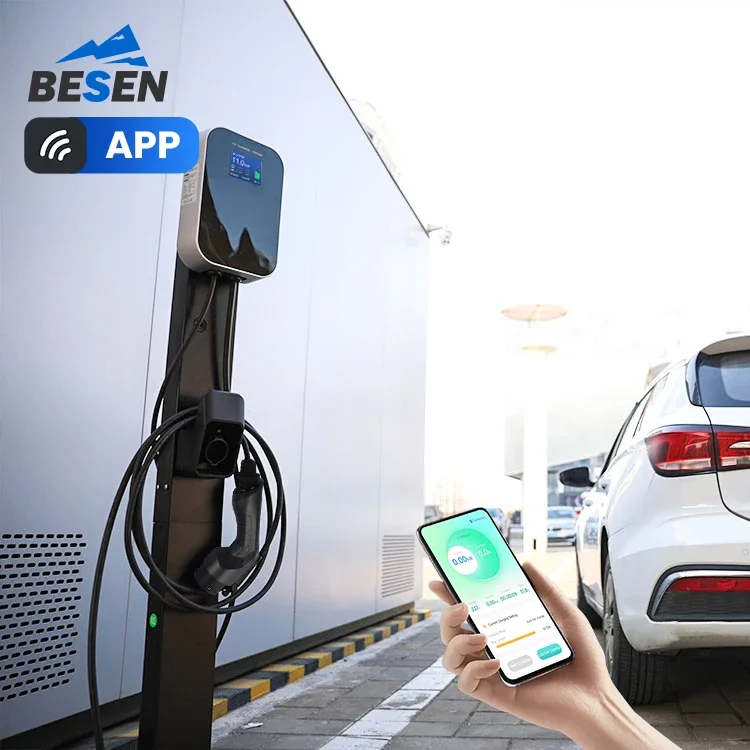 베센 제조사 전기차 충전기 6.1미터 TPU 타입 1 케이블 ETL 인증 앱 와이파이 7kW 32A EV 충전기