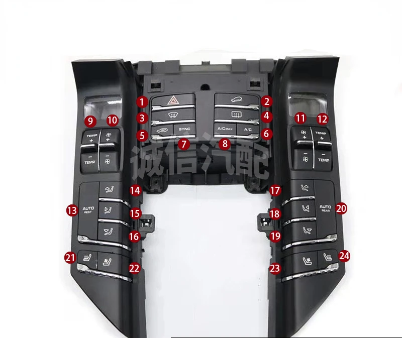 For Porsche Cayenne Macan Panamera Air Conditioning Panel Central