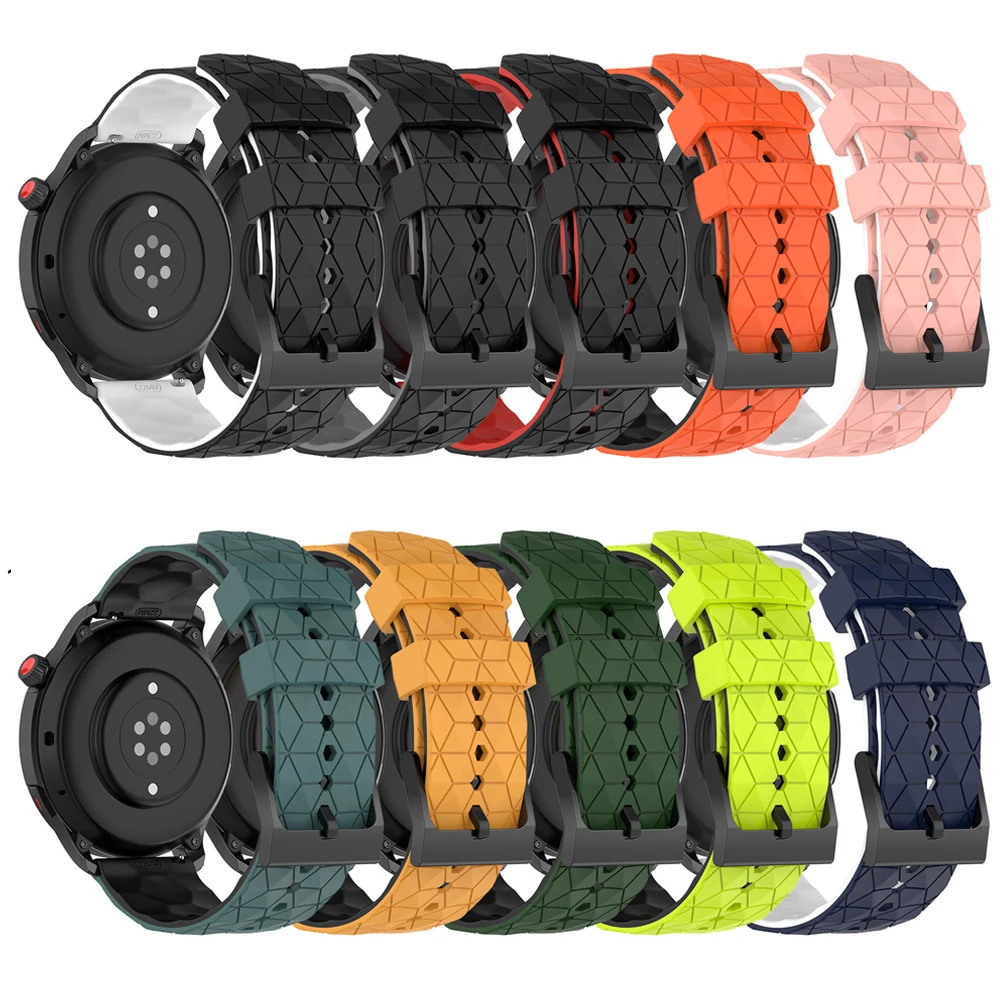 Two-Tone Silicone Strap 20mm - Premium Replacement Watchband Bracelet