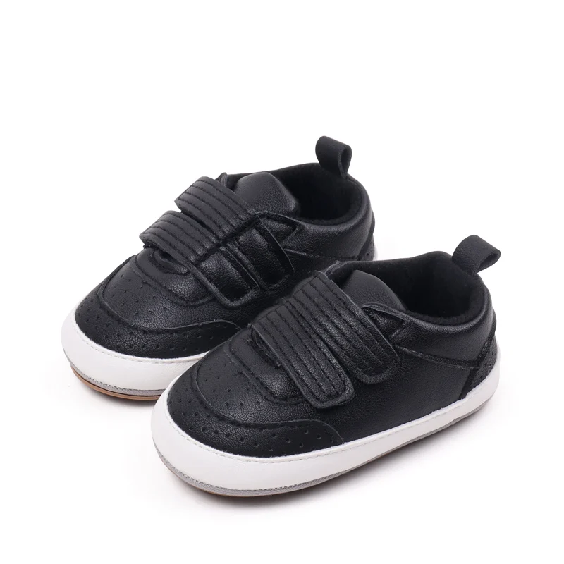 Spring and Autumn Baby Girls and Boys Casual Shoes Fashion Design Three Colors TPR Sole Anti Slip Newborn Toddler Shoes BSK4194 4