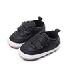 Spring and Autumn Baby Girls and Boys Casual Shoes Fashion Design Three Colors TPR Sole Anti Slip Newborn Toddler Shoes BSK4194 4