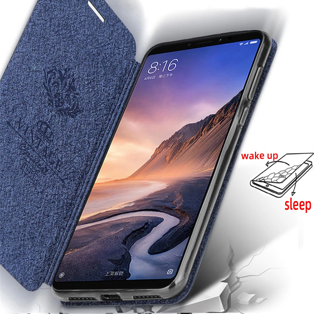 flip case for xiaomi max3 case xiaomi mi max 3 cover luxury glitter cover book Kickstand tpu leather mi max 3 full cover silicon 6