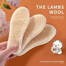 Keep Warm Heated Insoles for Children Feet Warm Thermal Insoles for Kids Winter Shoes Sole Wool Thicken Felt Heating Shoe Pads