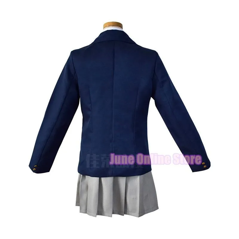 Anime K-ON! Akiyama Mio Costume Hirasawa Yui Cosplay Wig High School Girls Uniforms Woman JK Uniform Halloween Party Costumes