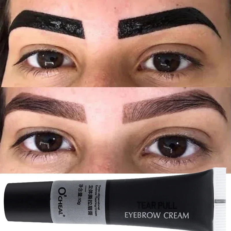 Eyebrow gel Semi Permanent Professional Eyebrow Cosmetics Natural Long Lasting Tattoo Tint Sweatproof Peel Off Makeup Product