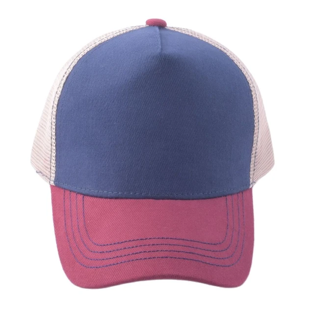 Two Tone Trucker Hats - Pink Blank Trucker Cap